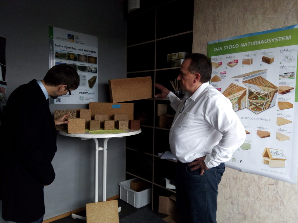 Passive House insultation materials on display