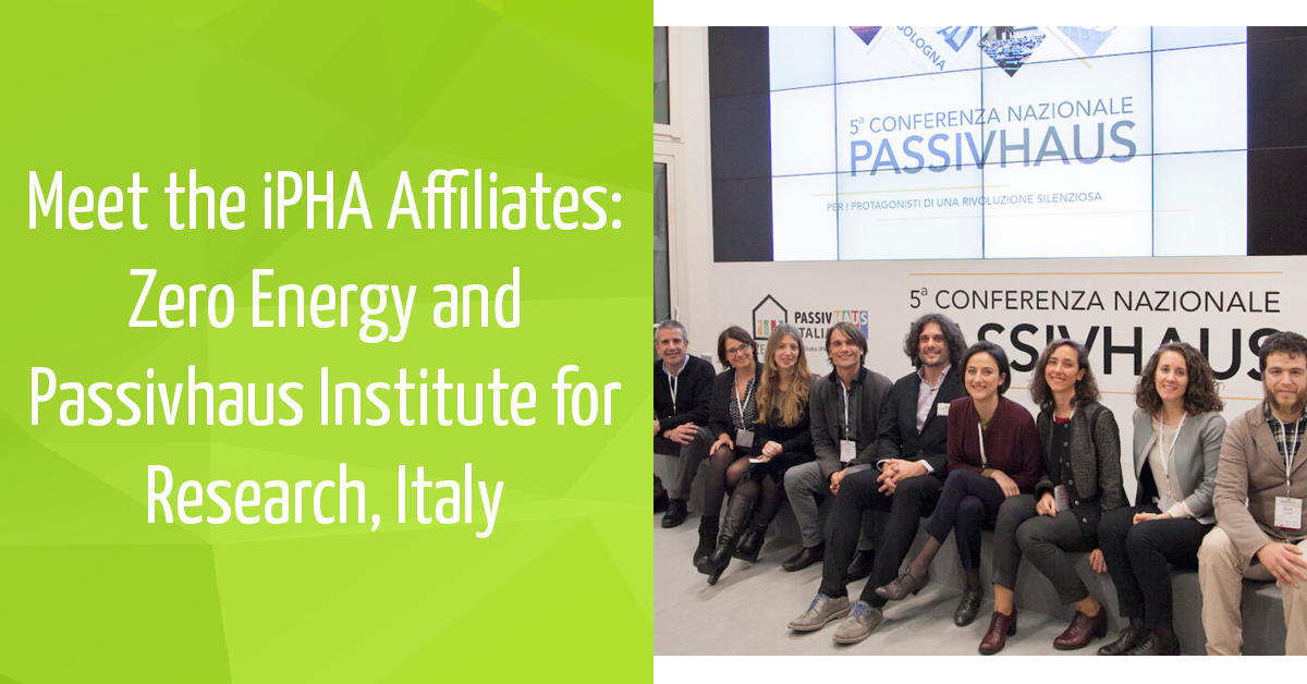 Meet The Ipha Affiliates Zero Energy And Passivhaus Institute For Research Zephir Italy